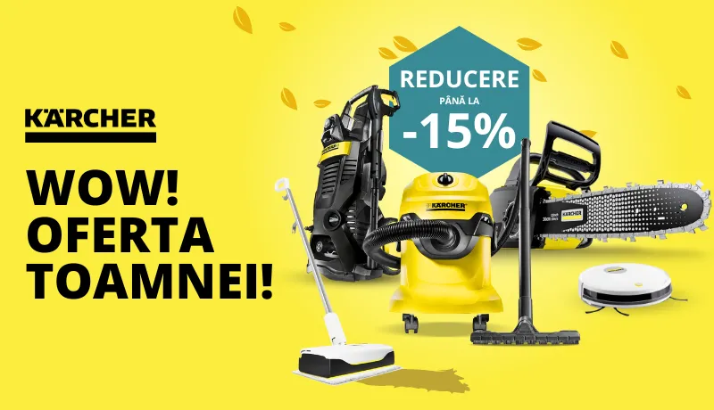 Karcher: Reduceri de toamnă