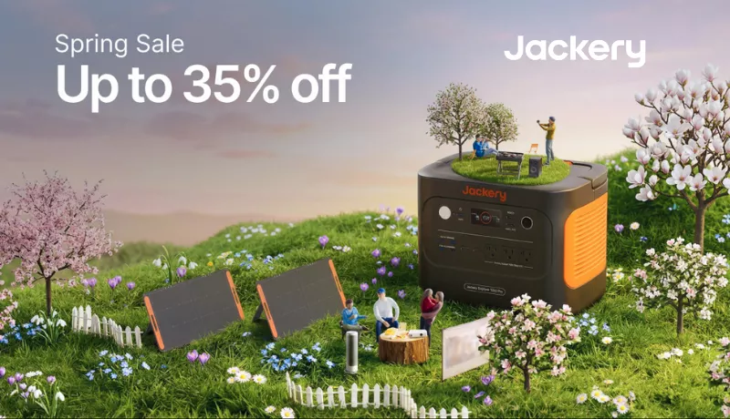 Spring Sale Jackery: Up to 35% OFF