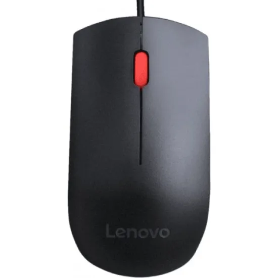 Мышь проводная Lenovo Essential USB Mouse Black