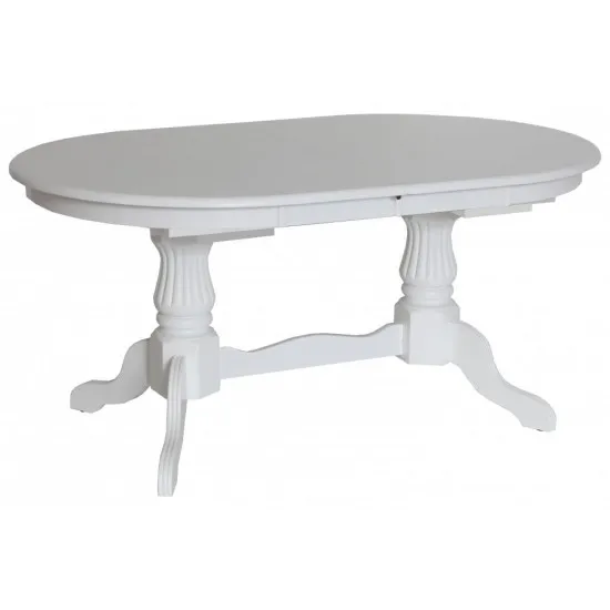 Masă de bucătărie extensibilă Eva HV-33V, White