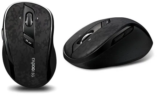 Mouse Rapoo 7100P, Black, Радио