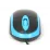 Mouse Omega OM06VBL, Black/Blue, USB