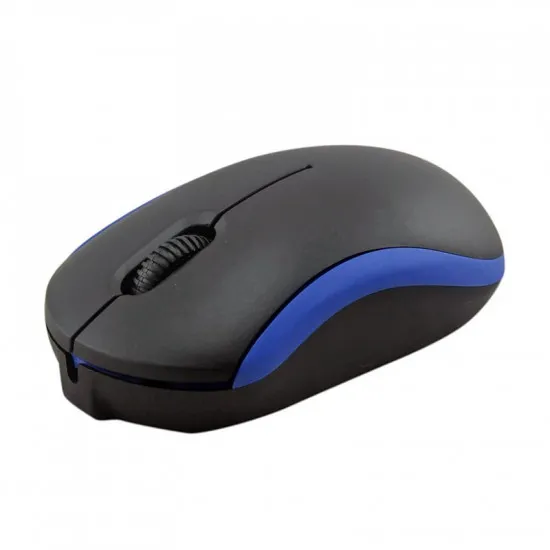 Mouse Omega OM07VBL, Black/Blue, USB