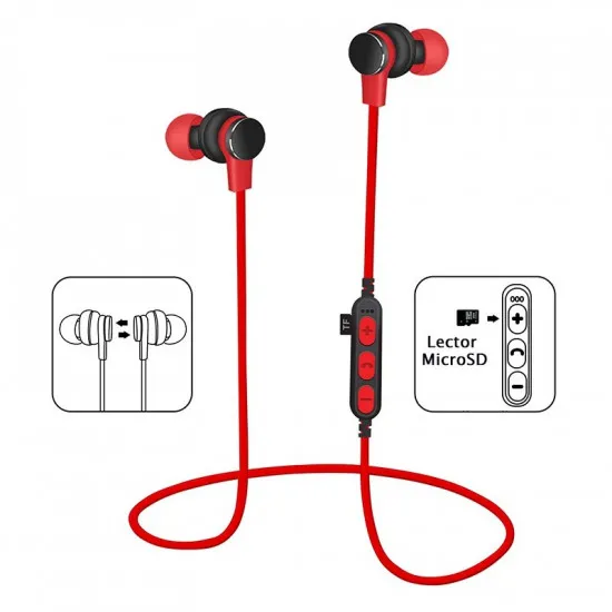 Căști intraauriculare Planitet PM1061R Red