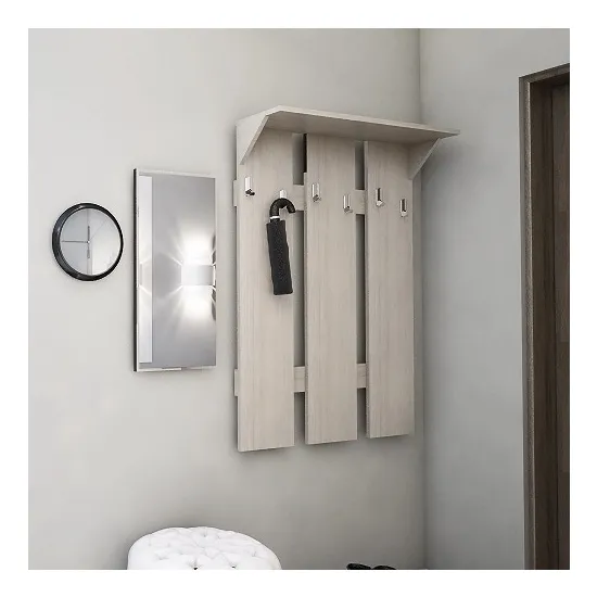 Cuier de perete В-90 (90 cm), Шамони светлый