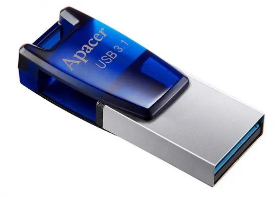 64 GB USB 3.1 Stick USB Apacer AH179, Blue (AP64GAH179U-1)