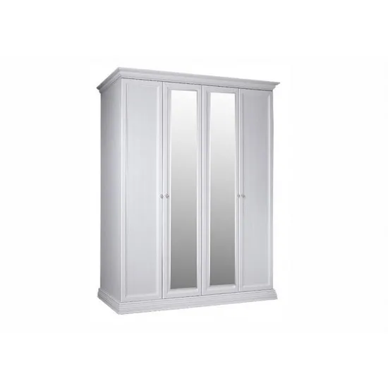 Шкаф для одежды Ярцево Амели АМШ1/4 (191.5 см) с зеркалами, White