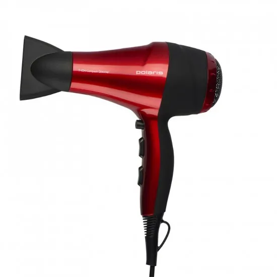 Uscător de păr Polaris PHD2077i, 2000 W, Red/Black