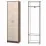Dulap pentru haine Mobi Gloria 138 (60.2 cm), Ясень шимо темный, Ясень шимо светлый