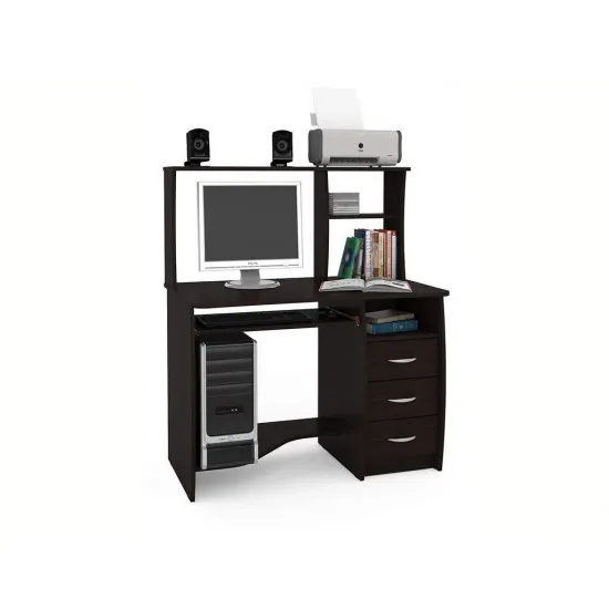 Masă pentru calculator Mobi Комфорт 4 СКР, Wenge