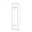 Dulap pentru haine Mobi Line 08.122 (55 cm)