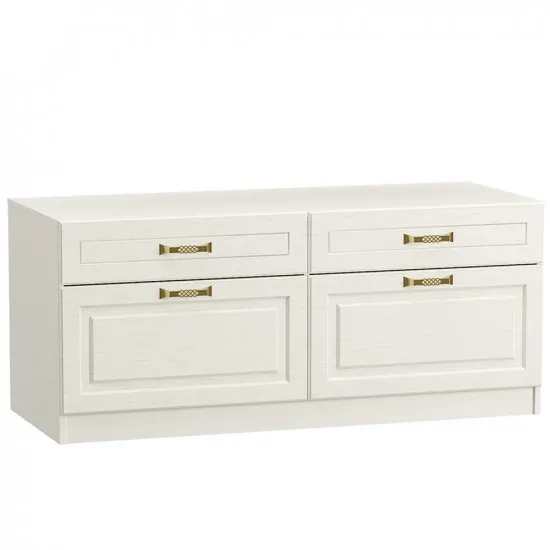 Comoda TV Mobi Ливерпуль (140 cm), Белый/ясень ваниль НМ-1012-100 ПВХ