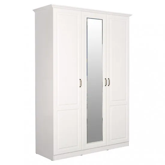 Dulap pentru haine Mobi Liverpool 08.45 (150 cm), Белый, ясень ваниль
