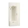 Dulap cu scop multifuncțional Mobi Liverpool 13.21 (100.1 cm), Белый, ясень ваниль НМ-1012-100 ПВХ, Эко 100 к/з (Гранд Белый)*