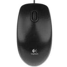 Mouse cu fir Logitech B100 Black