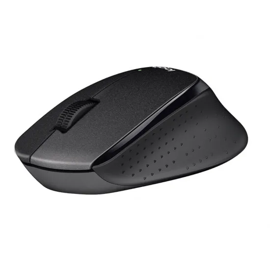 Mouse Logitech M330 Silent Plus, Black, Радио