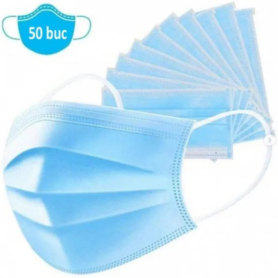MascÄ? de protecÈ?ie de unicÄ? folosinÈ?Ä? , 3 straturi , cutie/50buc