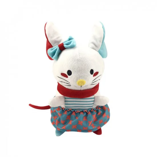 NORIEL NOR4352 - Jucărie de pluș "Șoricel cu fustiță", 13 cm.