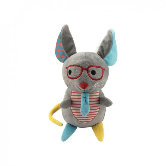 NORIEL NOR4369 - Мягкая игрушка "Мышонок с галстуком", 13 см.