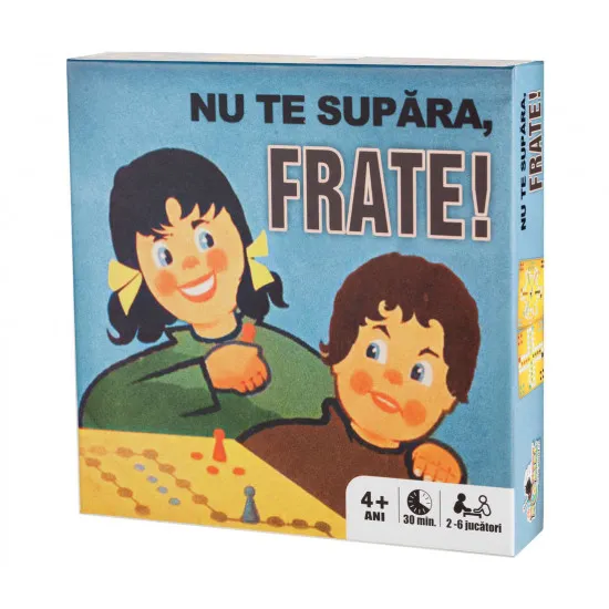 NORIEL NOR2402 - Joc de societate "Nu te supăra, frate!" (vintage)