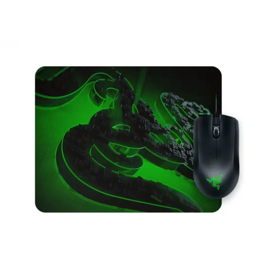 Set Razer Mouse Abyssus Lite & Mouse pad Goliathus Mobile Construct Ed. Bundle Black, USB (RZ83-02730100-B3M1)
