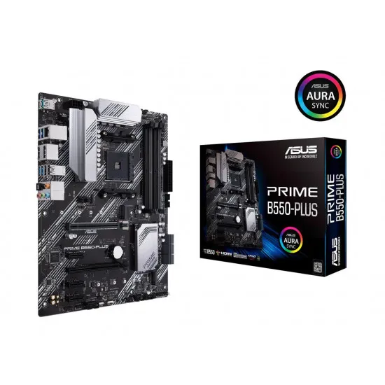 Плата материнская ASUS PRIME B550-PLUS ATX (AM4/AMD B550)