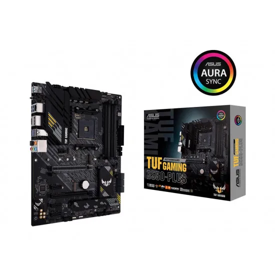 Плата материнская ASUS TUF GAMING B550-PLUS ATX (AM4/AMD B550)