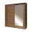 Dulap-cupeu Fadome Effect EF-3-20 (200 cm), Brown