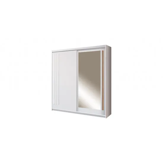 Dulap-cupeu Fadome Effect EF-1-175 (175 cm), White