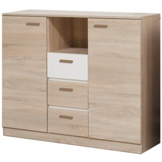 Comodă Fadome Effect EFK2 (130 cm), Sonoma