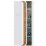 Dulap cu vitrină Fadome Loft L2 (86 cm), White/Wood
