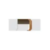 Comoda TV Fadome LOFT SPÓD L4 (130 cm), White/Wood