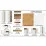 Raft de perete Fadome Loft L6 1100 mm, Wood
