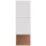 Dulap penal Fadome Madryt MA5A (50 cm), White/Wood