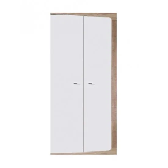 Dulap pentru haine Fadome Fe SF1 (92 cm), White/Wood