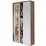 Dulap cu vitrină Fadome Fe SF2 (92 cm), White/Wood