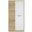 Dulap pentru haine Fadome Milano MI1 (90 cm), Wood/White