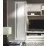 Dulap pentru haine Fadome Roma ROM1 (90 cm), Wood/White/Grey