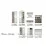 Dulap cu vitrină Fadome Roma ROM2A (90 cm), Wood/White/Grey
