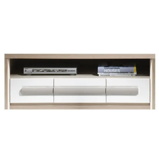 Comoda TV Fadome Roma ROM4 (120 cm), Wood/White