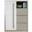Comodă Fadome Roma ROM8 (90 cm), White/Wood/Grey