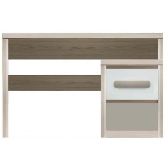 Masă de birou Fadome Roma ROM10, Wood/White/Grey