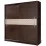Dulap-cupeu Fadome Dome DO1-15 (150 cm), Wood/Beige