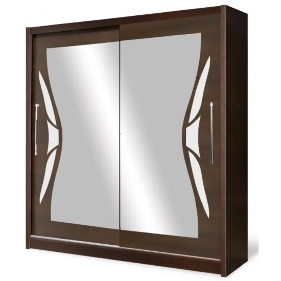 Dulap-cupeu Fadome Dome DO7-20 (200 cm), Wood/White