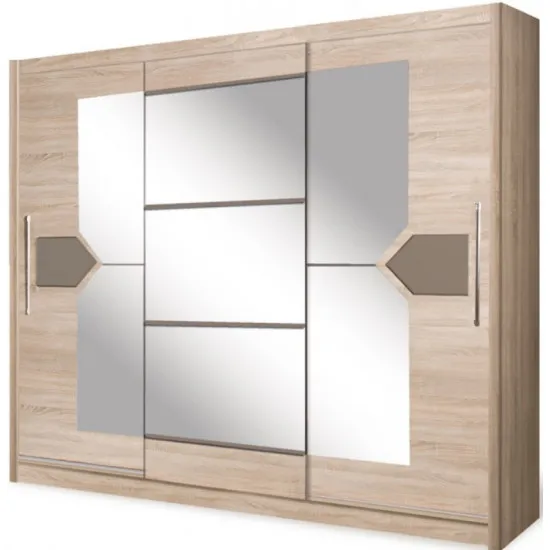 Dulap-cupeu Fadome Dome DO4-24 (240 cm), Beige