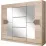 Dulap-cupeu Fadome Dome DO4-24 (240 cm), Beige