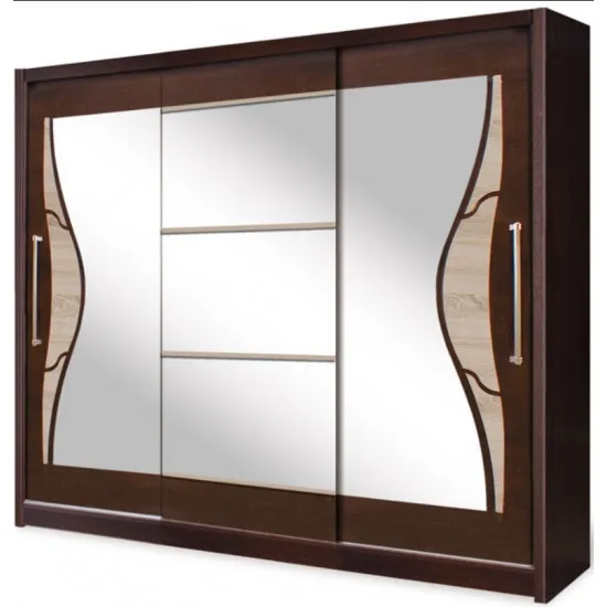 Dulap-cupeu Fadome Dome DO5-24 (240 cm), Wood/Beige