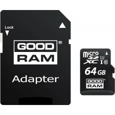 Карта памяти microSDXC 64 ГБ Goodram (M1AA-0640R12) Карта памяти microSDXC 64 ГБ Goodram (M1AA-0640R12)