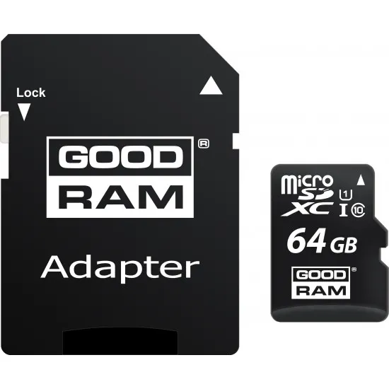 Карта памяти microSDXC 64 ГБ Goodram (M1AA-0640R12)