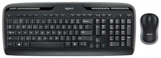 Set fără fir Logitech MK330 Black